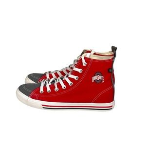 Skicks Ohio State Buckeyes High Top Sneaker  Men Size 8/Women Size 10 Canvas
